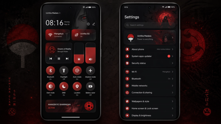 Madara theme miui realme