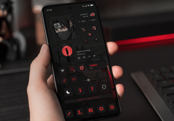 Madara theme miui password