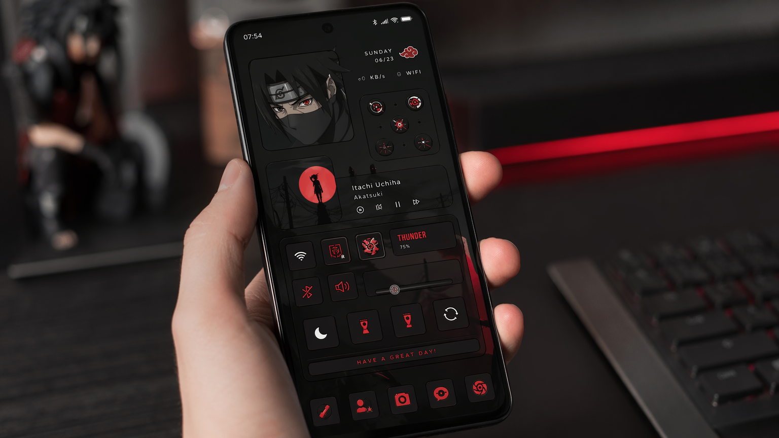 Madara theme miui password